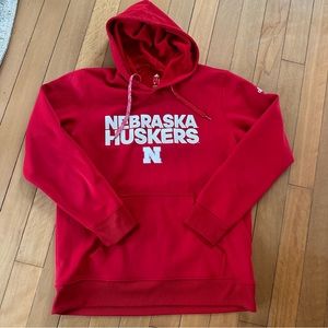 Mens Nebraska College Hoodie - Large
